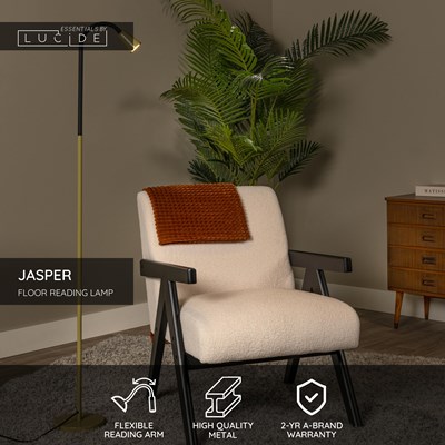 Lucide JASPER - Floor reading lamp - 1xGU10 - Green | Essential